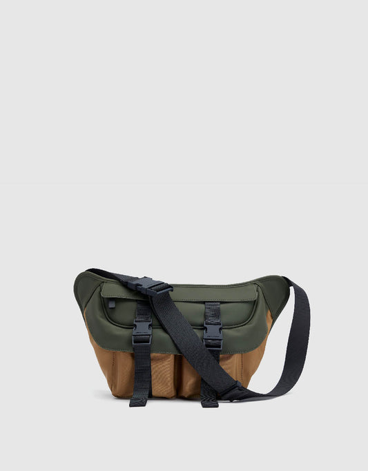 Double Buckled Crossbody Bag