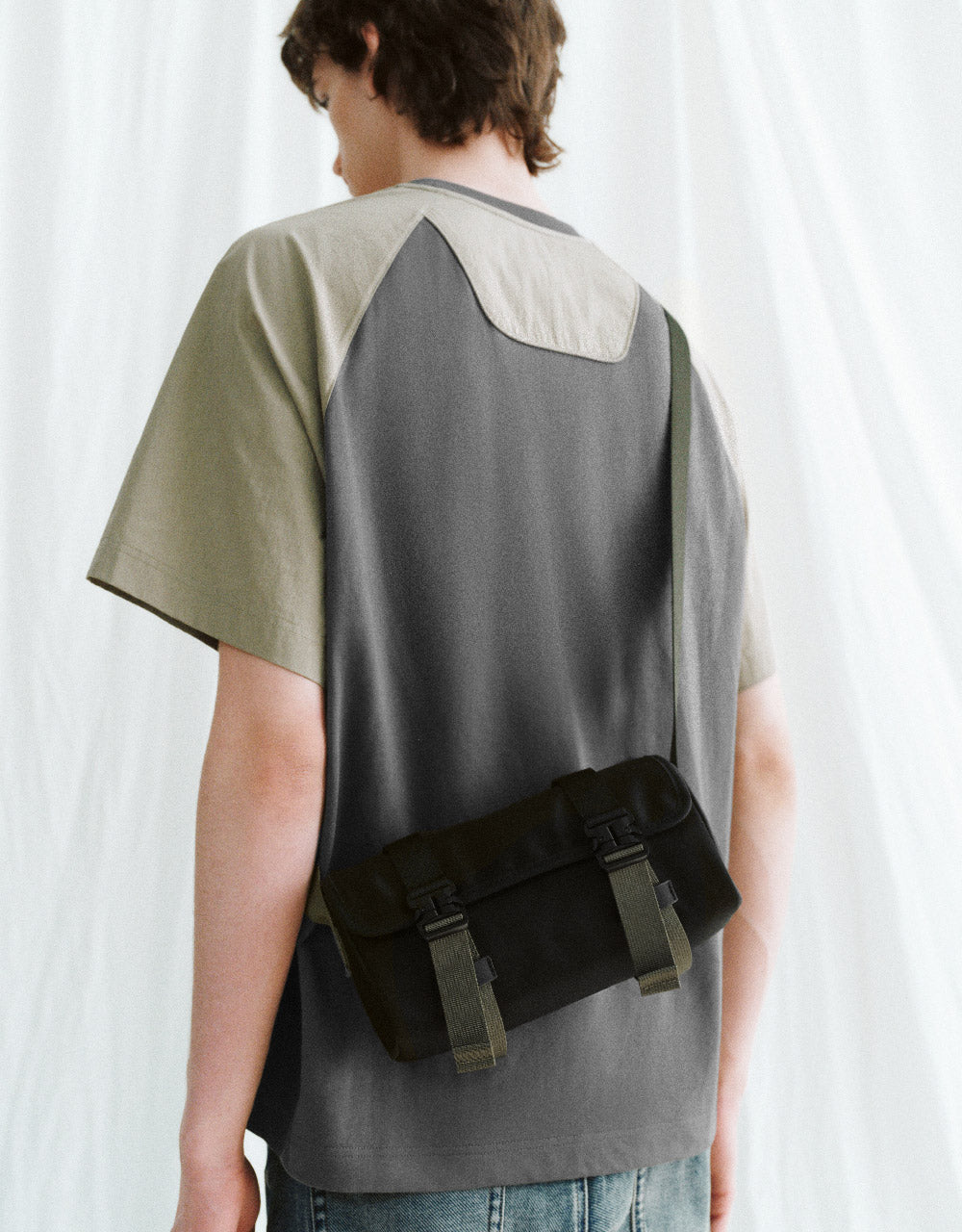 Double Buckled Shoulder Bag