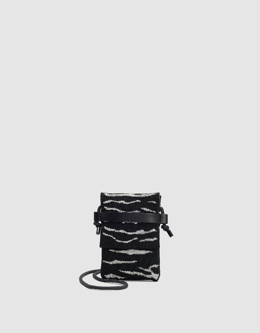 Zebra Printed Crossbody Bag