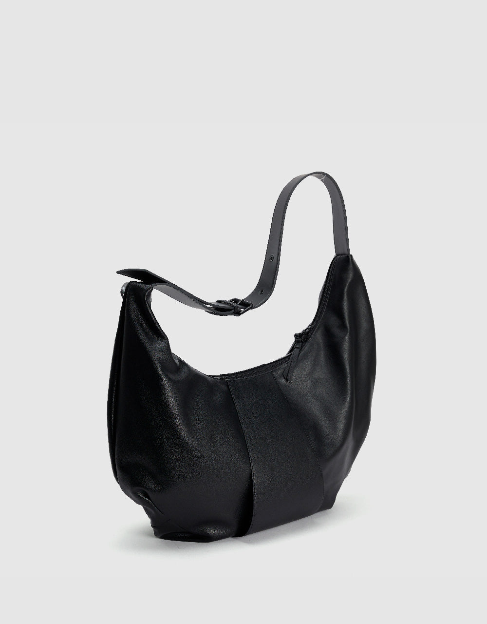 Vegan Leather Crescent Bag