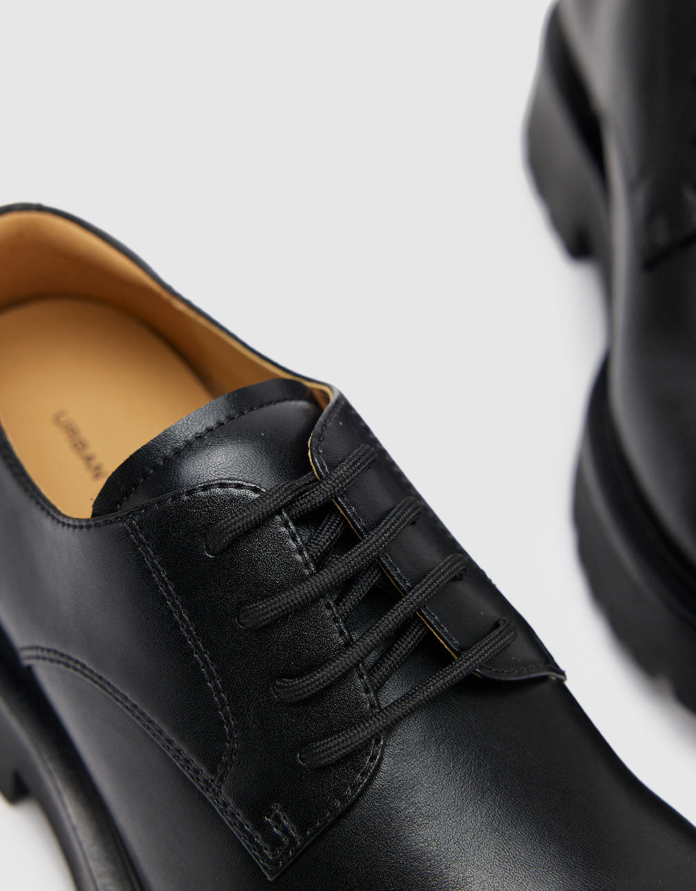 Vegan Leather Derby Shoes