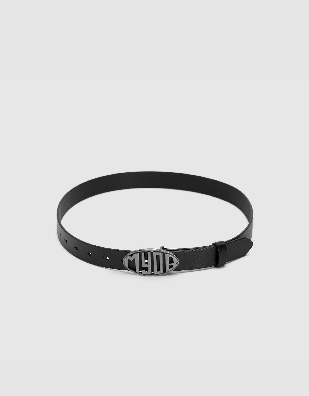 Metal Buckled Leather Belt