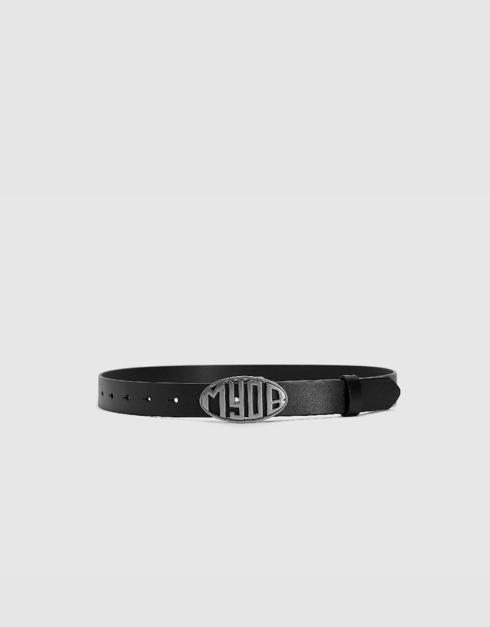 Metal Buckled Leather Belt