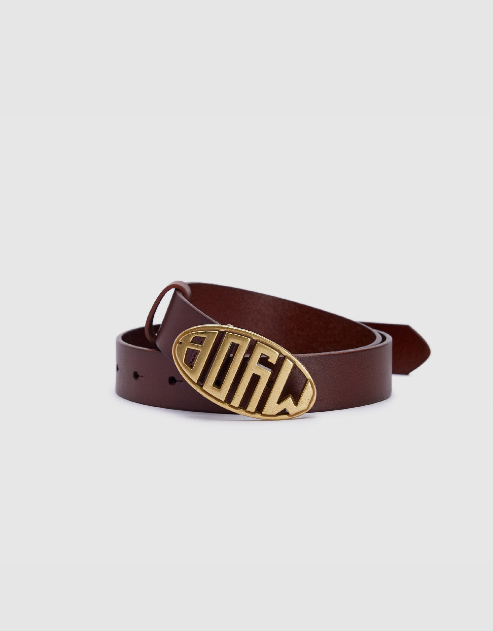 Metal Buckled Leather Belt