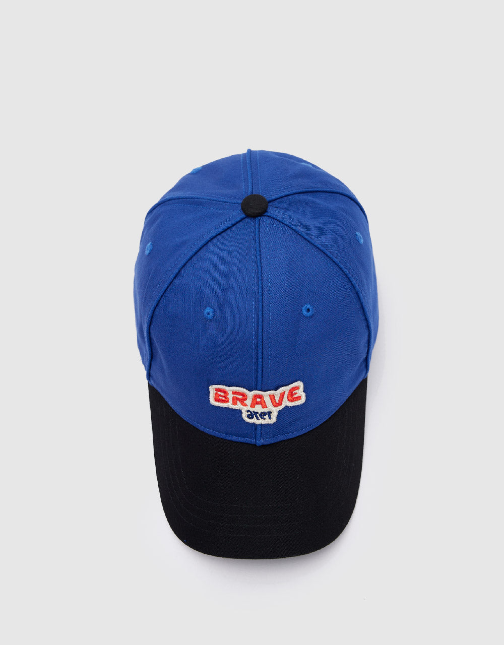 Letter Embroidered Two Toned Baseball Cap