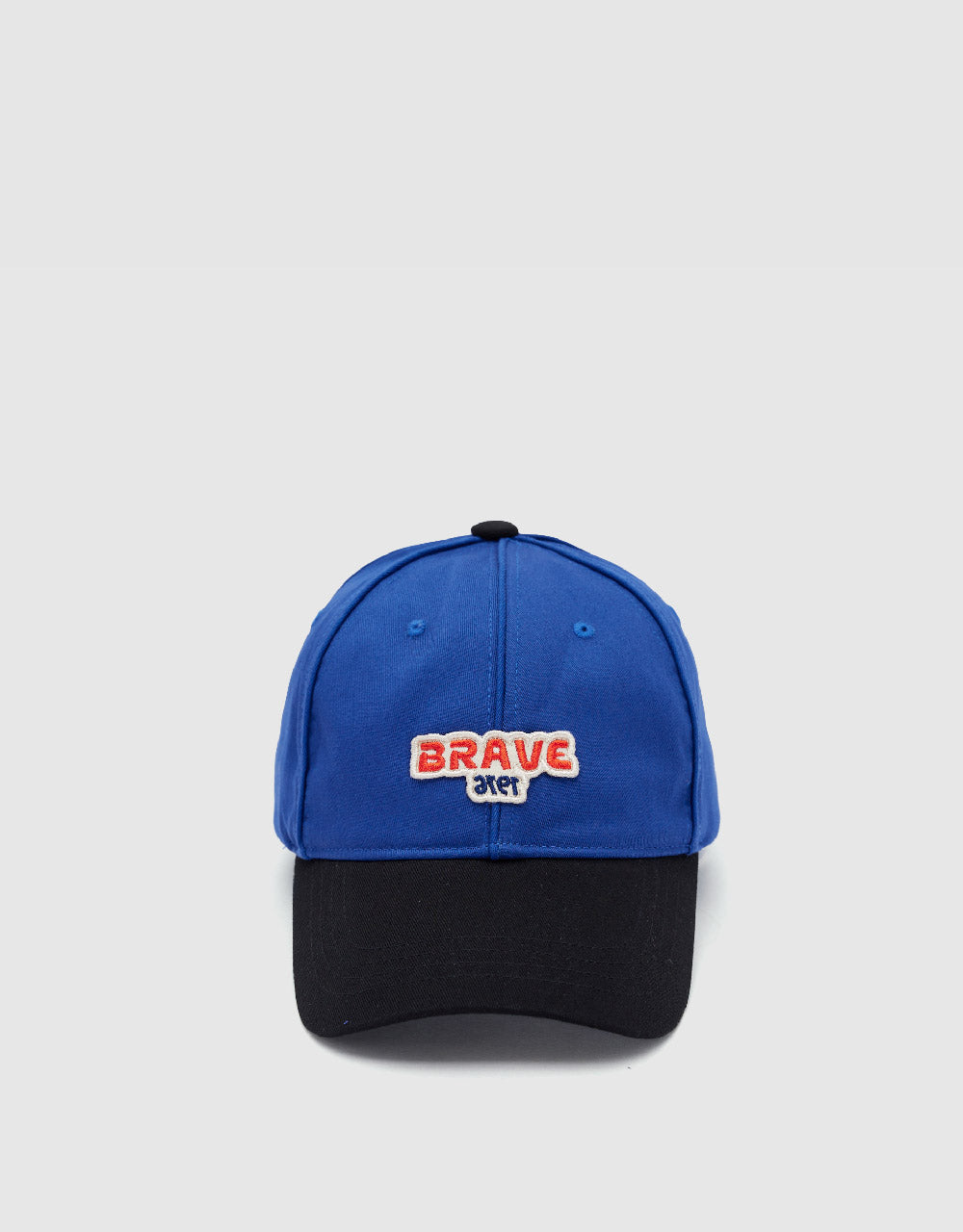 Letter Embroidered Two Toned Baseball Cap