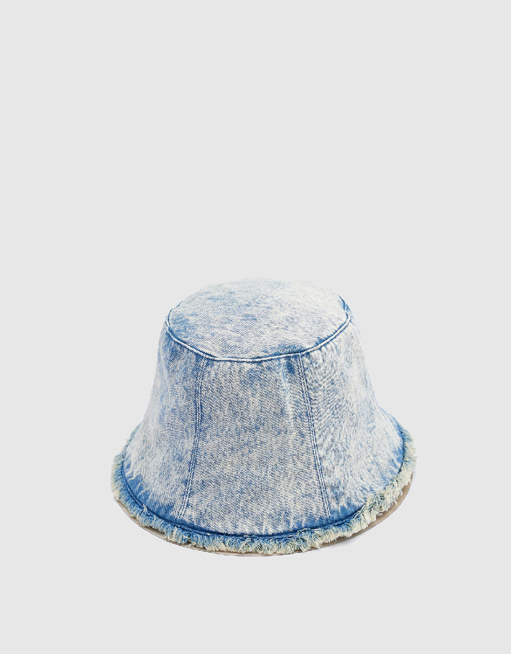 Raw Hem Bucket Hat