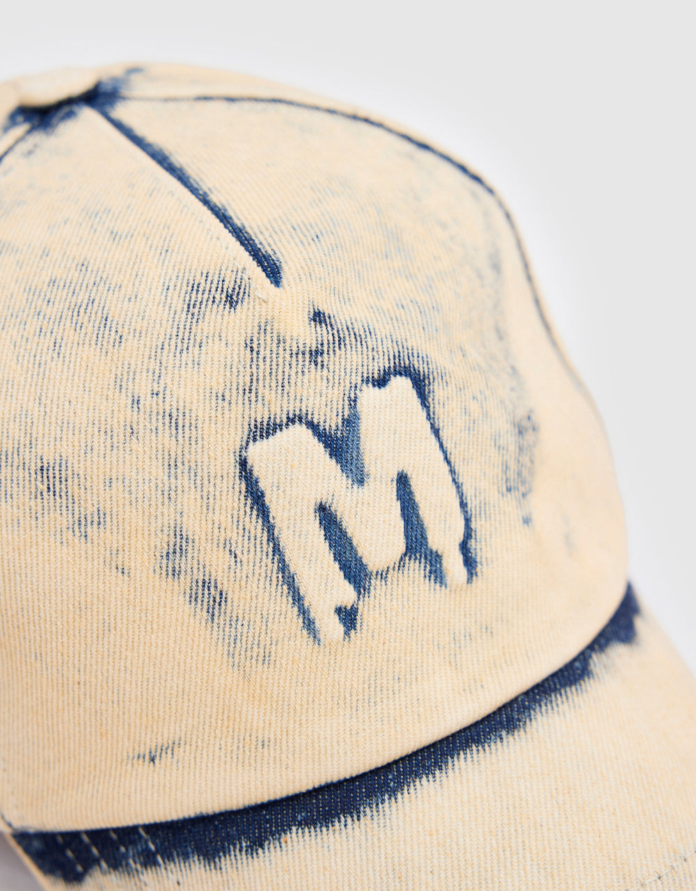 Distressed Denim Baseball Cap