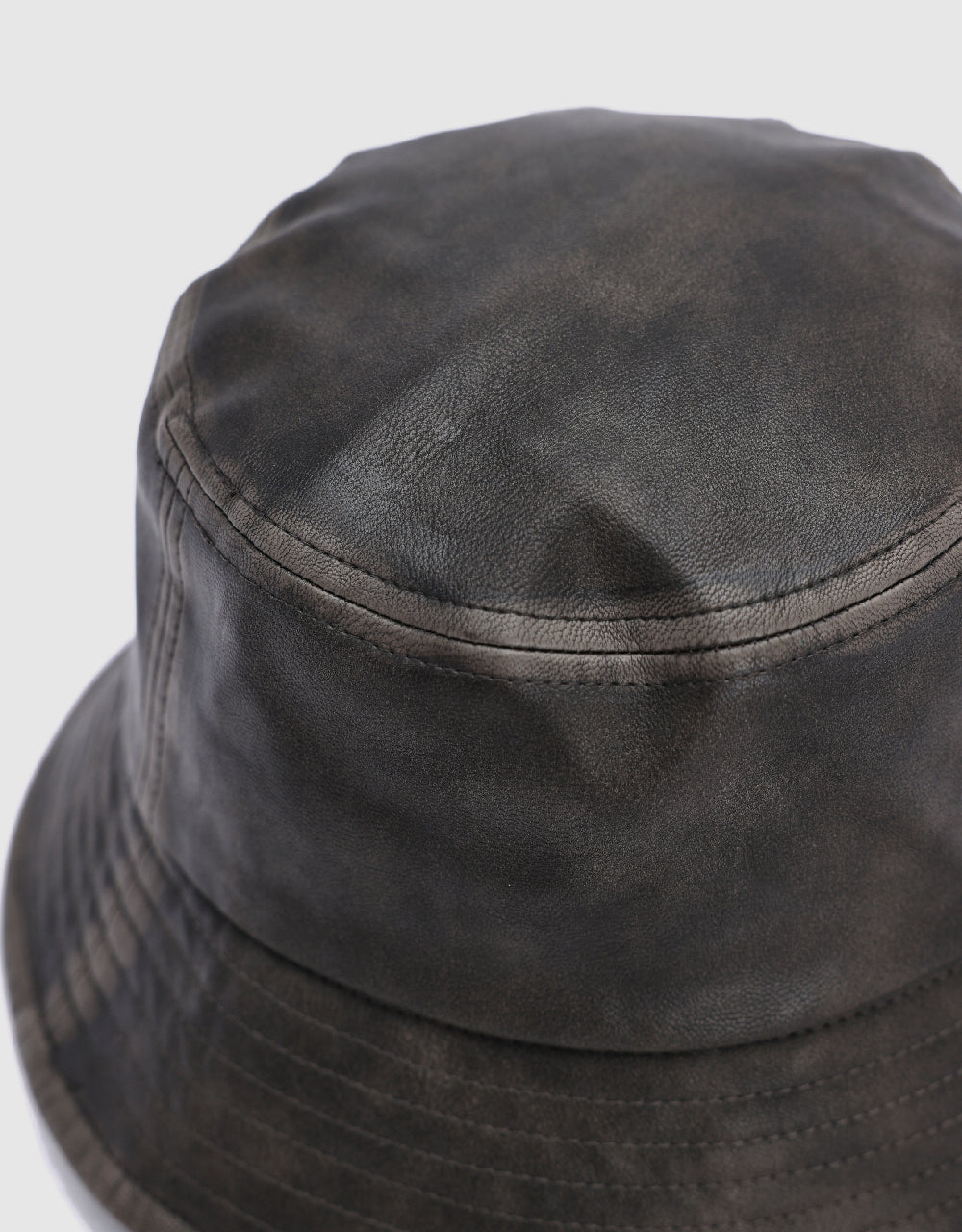 Vegan Leather Bucket Hat