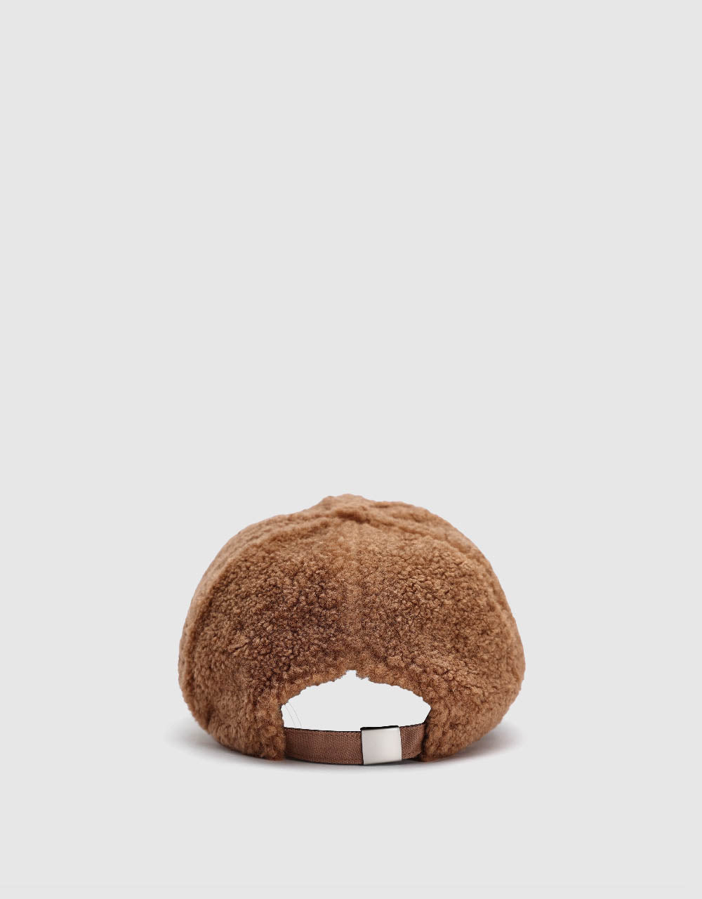 Letter Embroidered Furry Baseball Cap