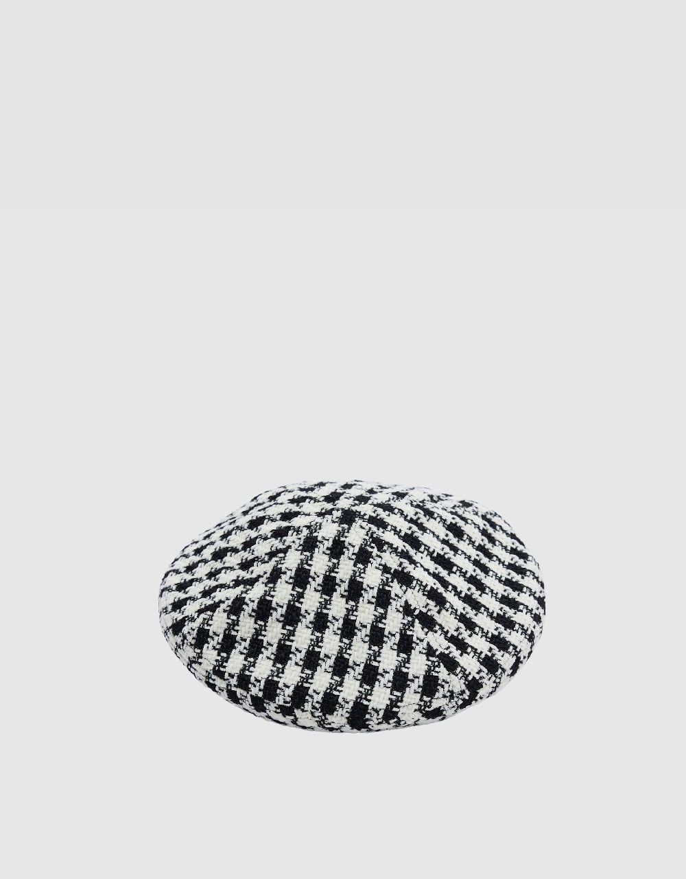 Plaid Tweed Beret