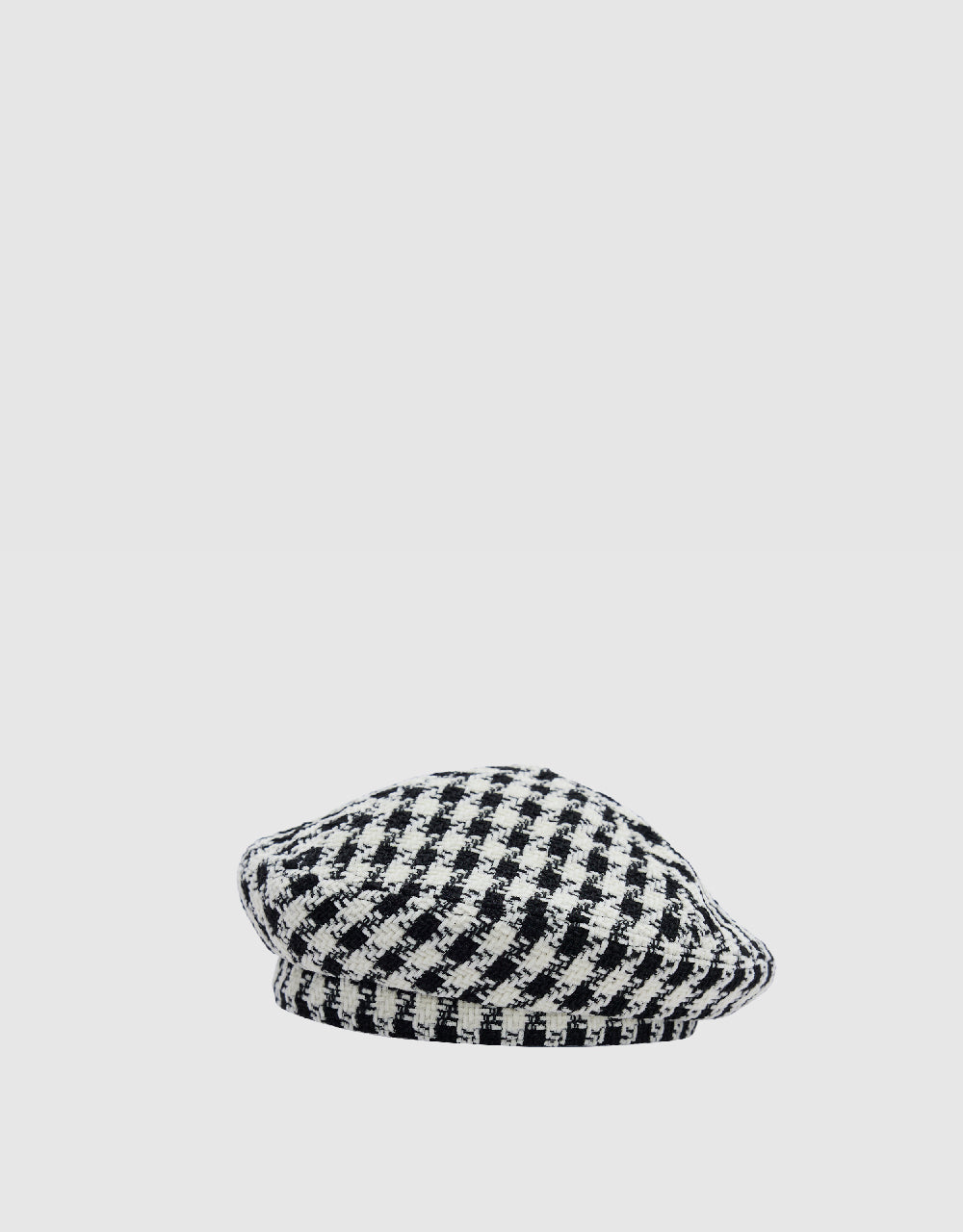 Plaid Tweed Beret