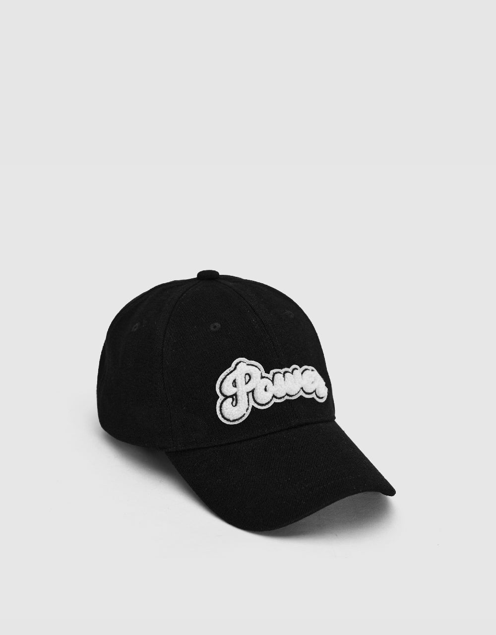 Furry Letter Embossed Baseball Cap