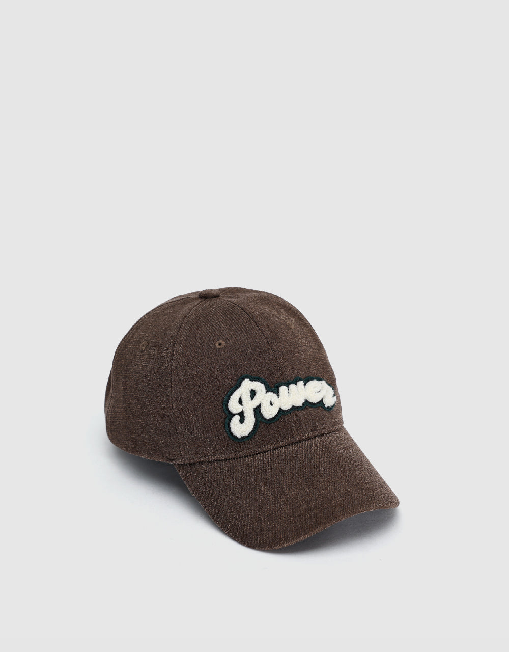 Furry Letter Embossed Baseball Cap