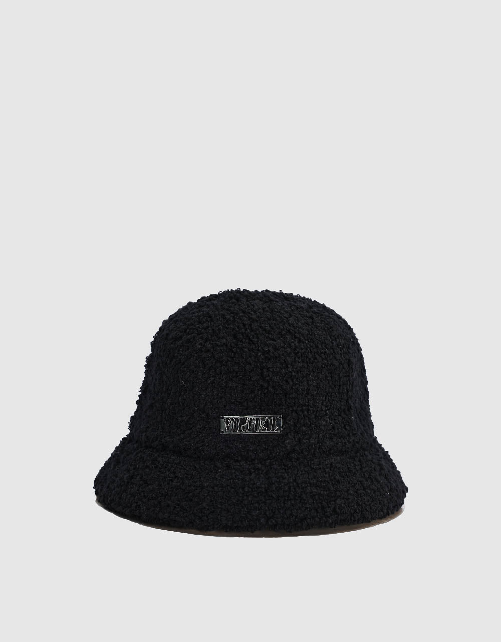 Metal Embossed Furry Bucket Hat
