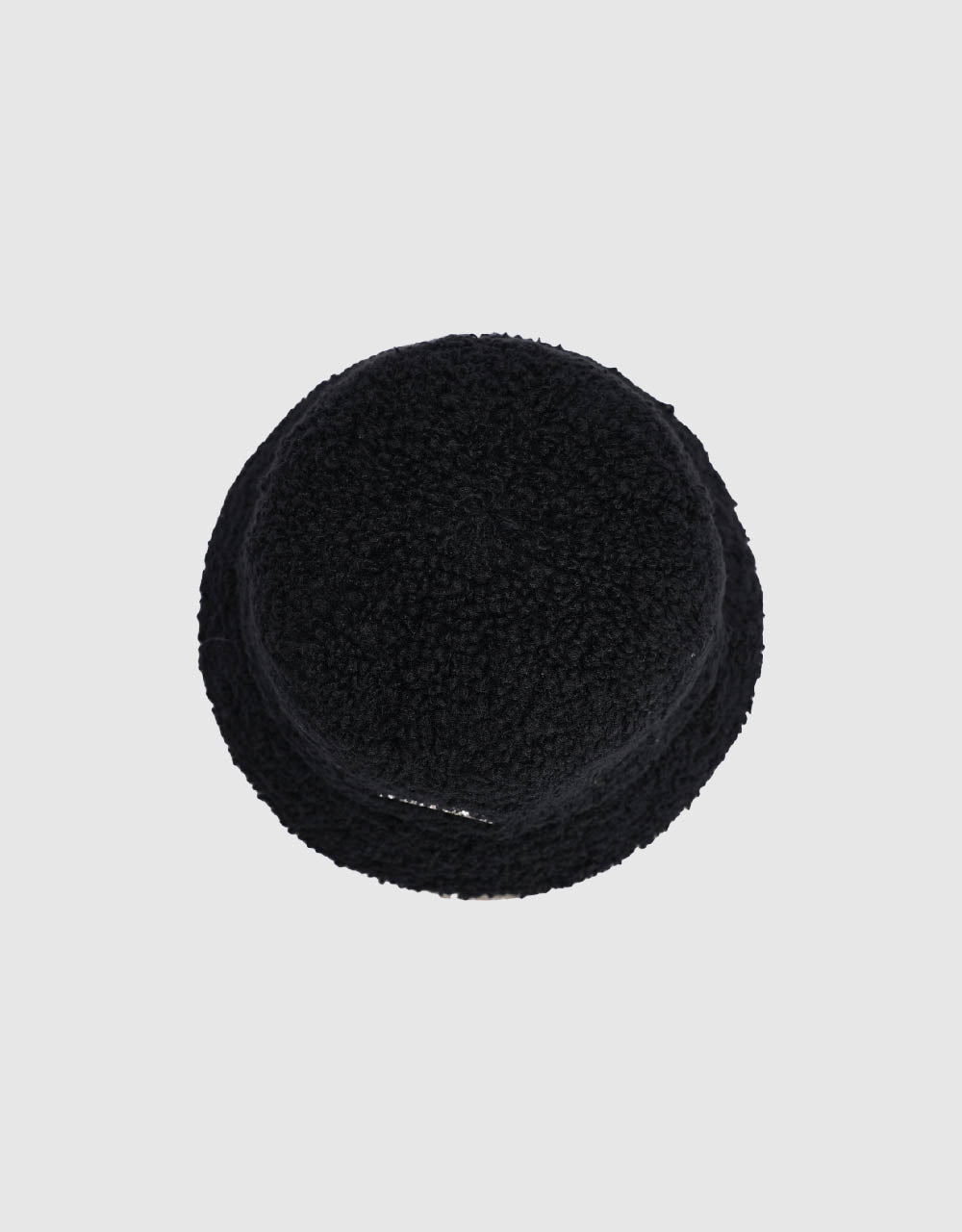 Metal Embossed Furry Bucket Hat