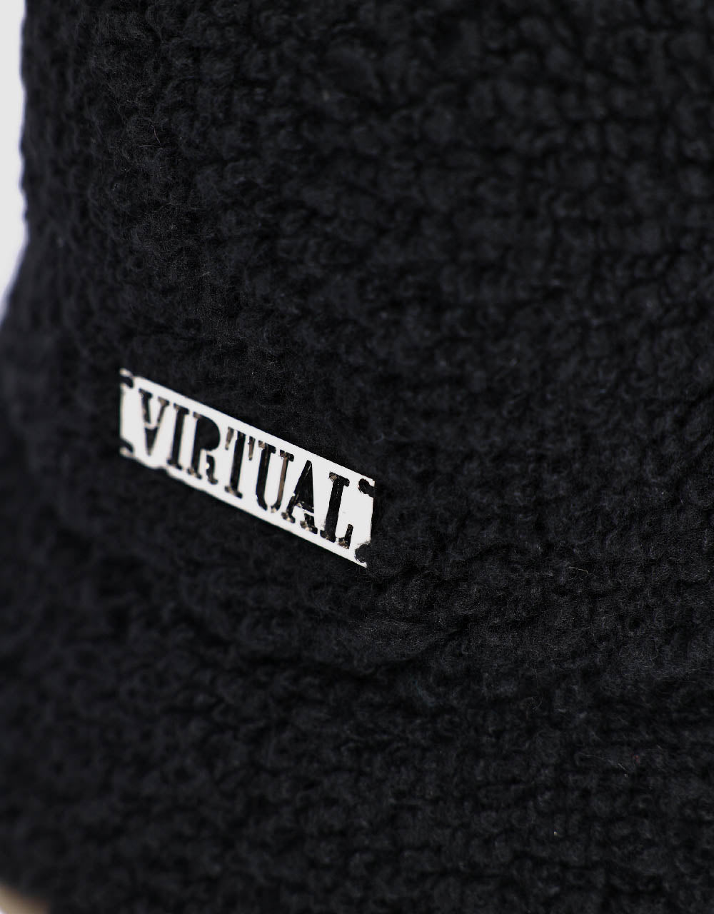 Metal Embossed Furry Bucket Hat