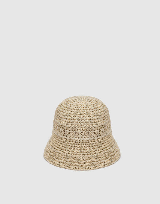 Crochet Straw Hat