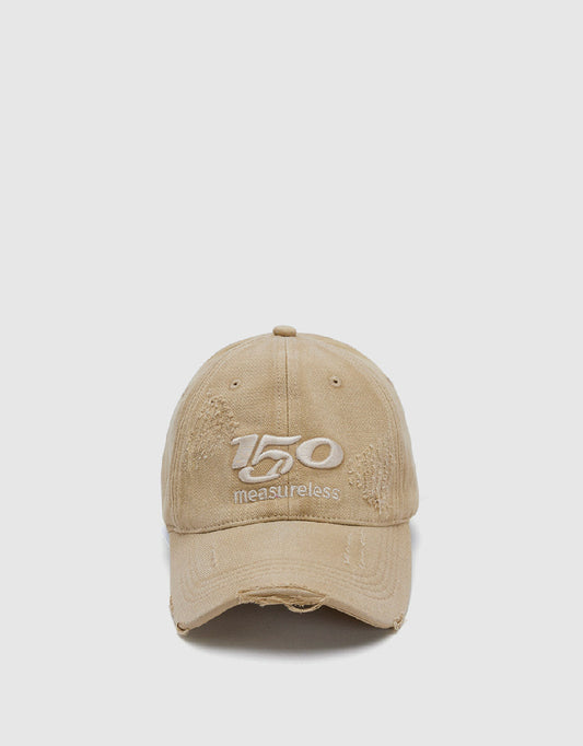 Letter Embroidered Denim Baseball Cap