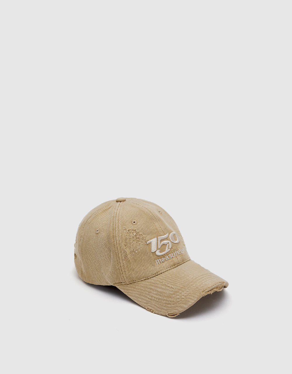 Letter Embroidered Denim Baseball Cap