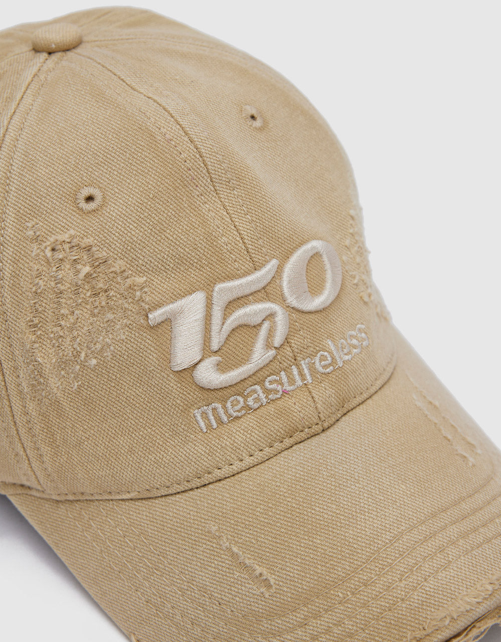 Letter Embroidered Denim Baseball Cap