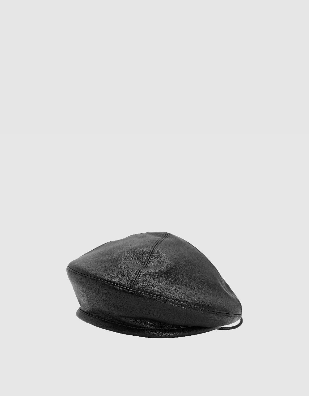 Vegan Leather Beret