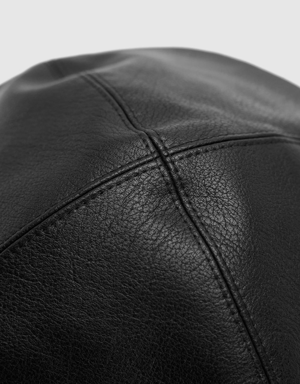 Vegan Leather Beret