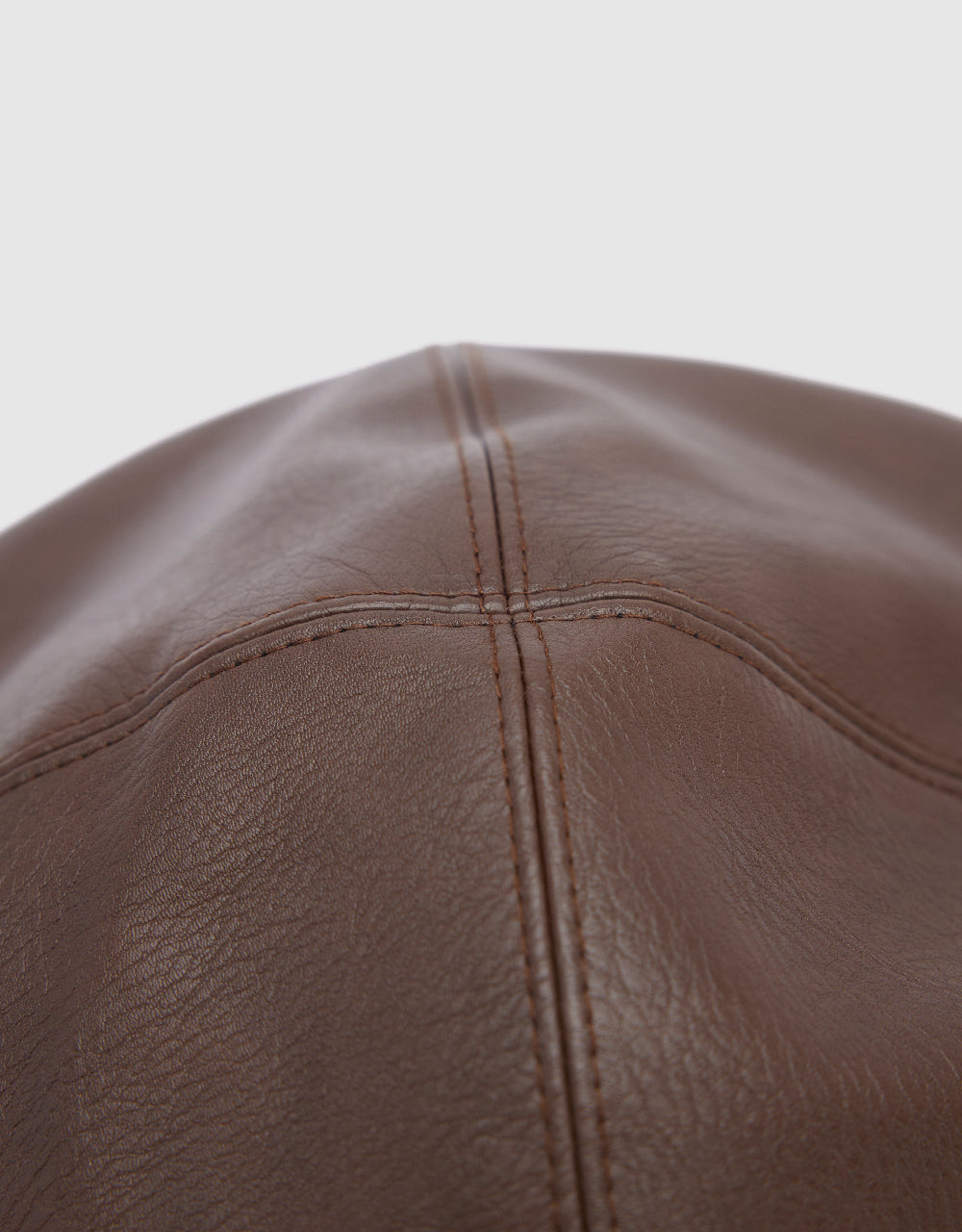 Vegan Leather Beret