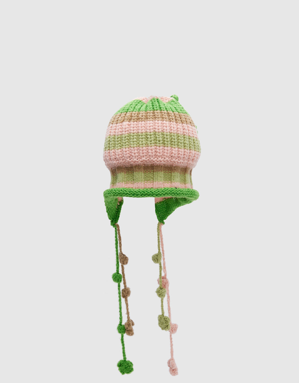 Striped Knitted Beanie