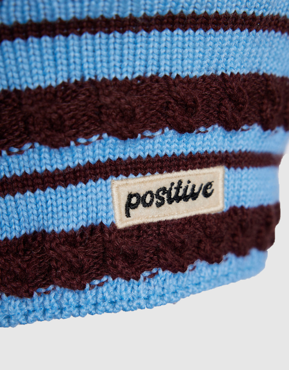 Striped Knitted Beret