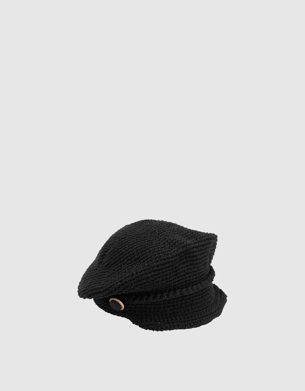 Knitted Newsboy Cap