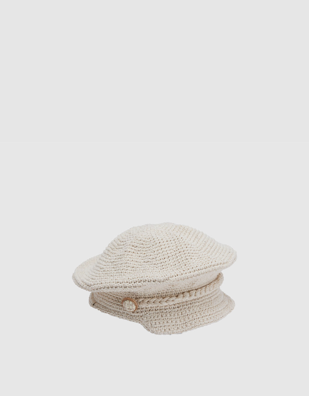 Knitted Newsboy Cap