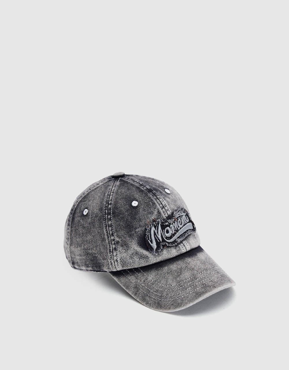 Letter Embossed Denim Baseball Cap