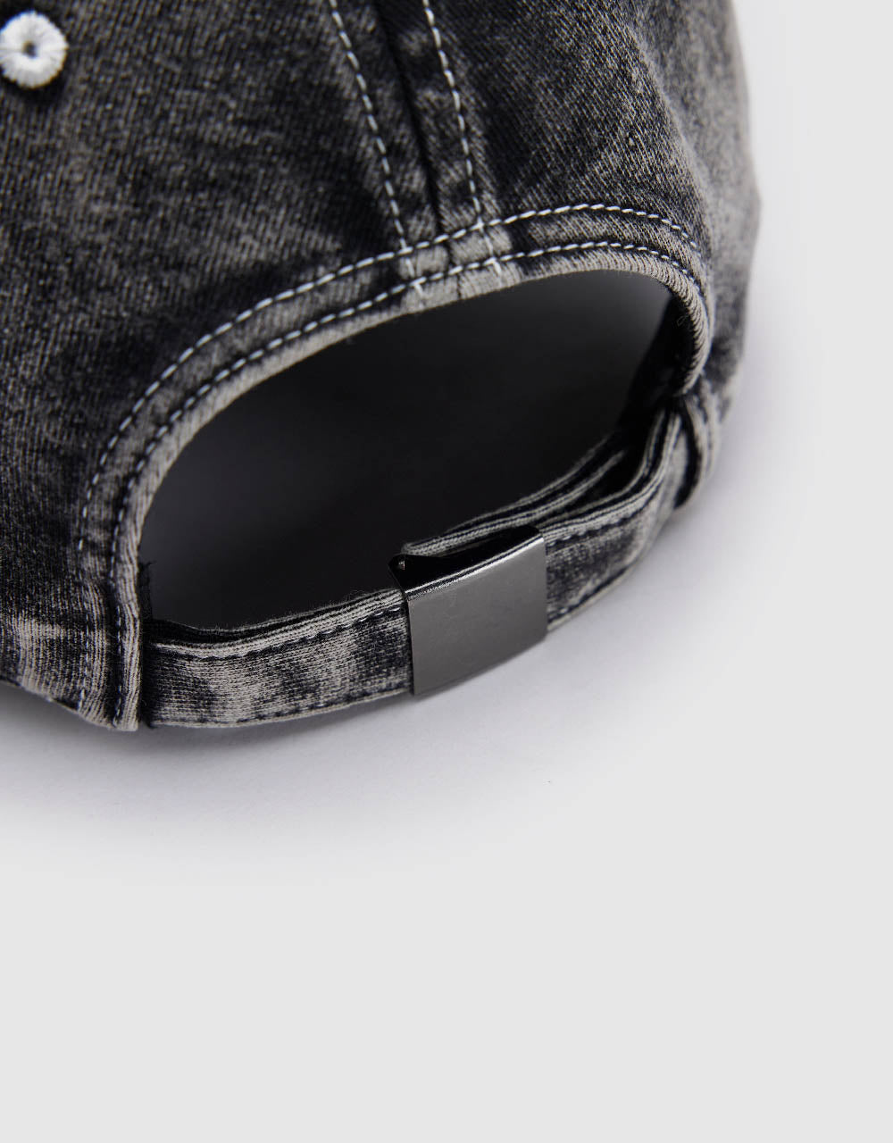 Letter Embossed Denim Baseball Cap