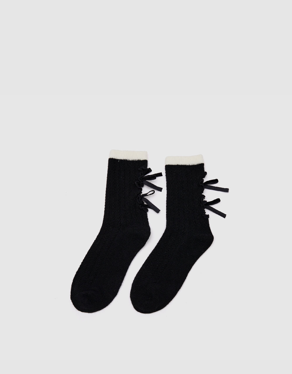 Two Toned Mid-Length Socks