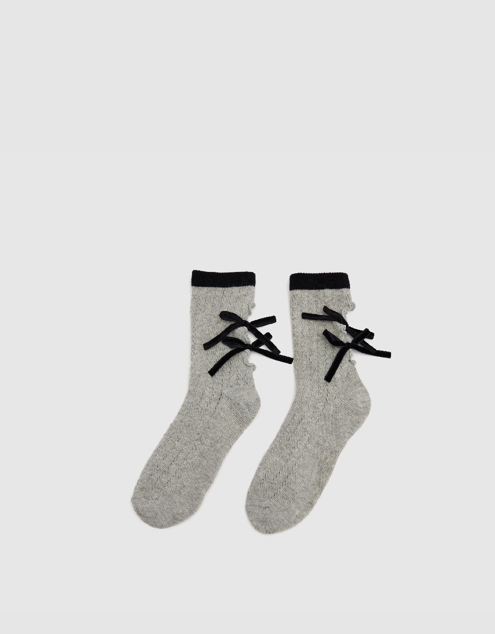 Two Toned Mid-Length Socks