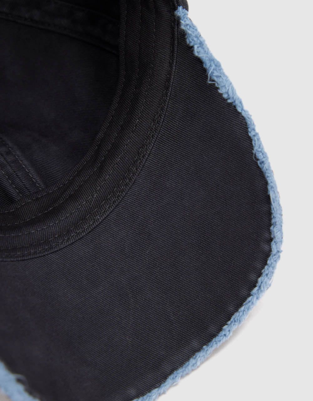 Raw Hem Baseball Cap