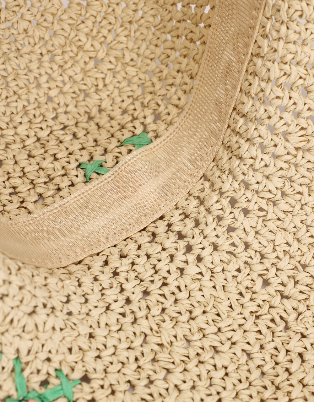 Fruit Embroidered Straw Hat