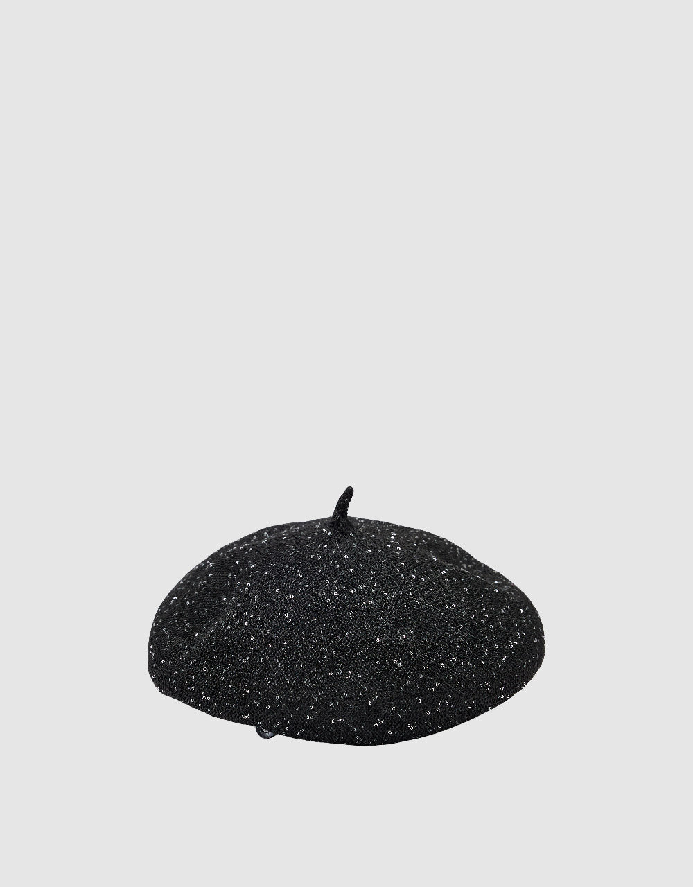 Rhinestone Décor Beret