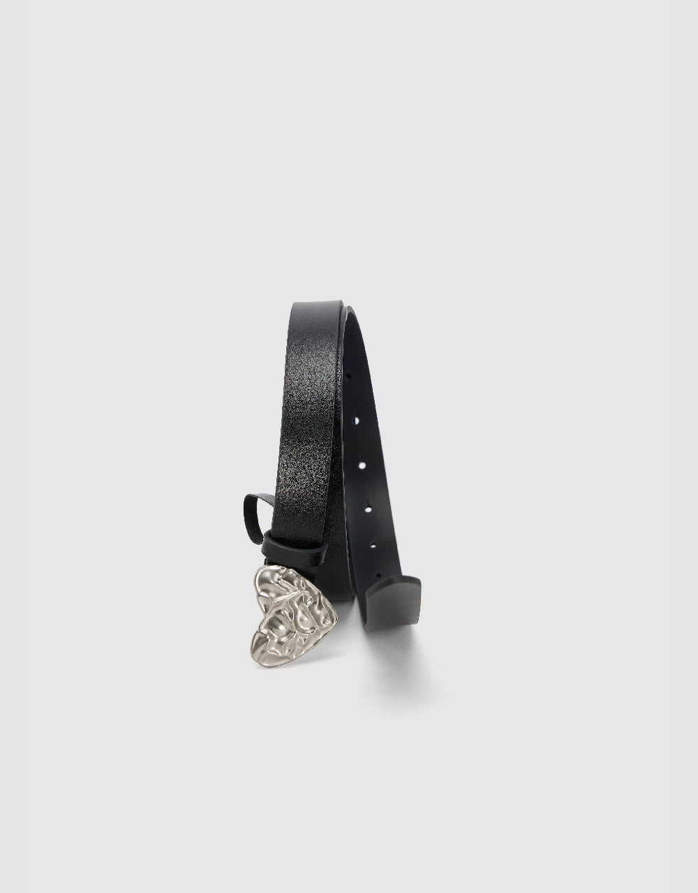 Gradient Heart Shape Plate Buckle Belt