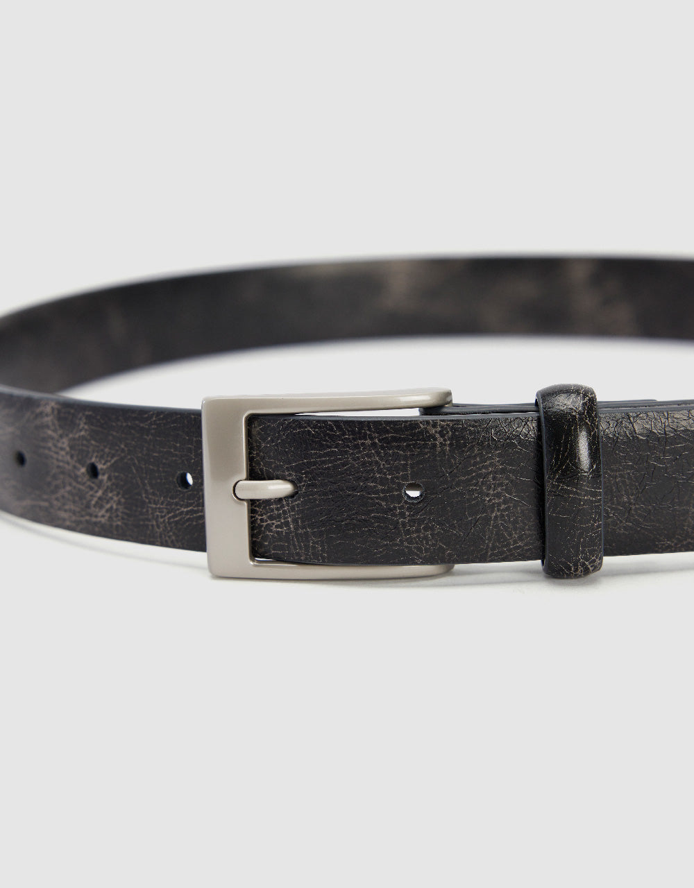 Distressed Vegan Leather Belt