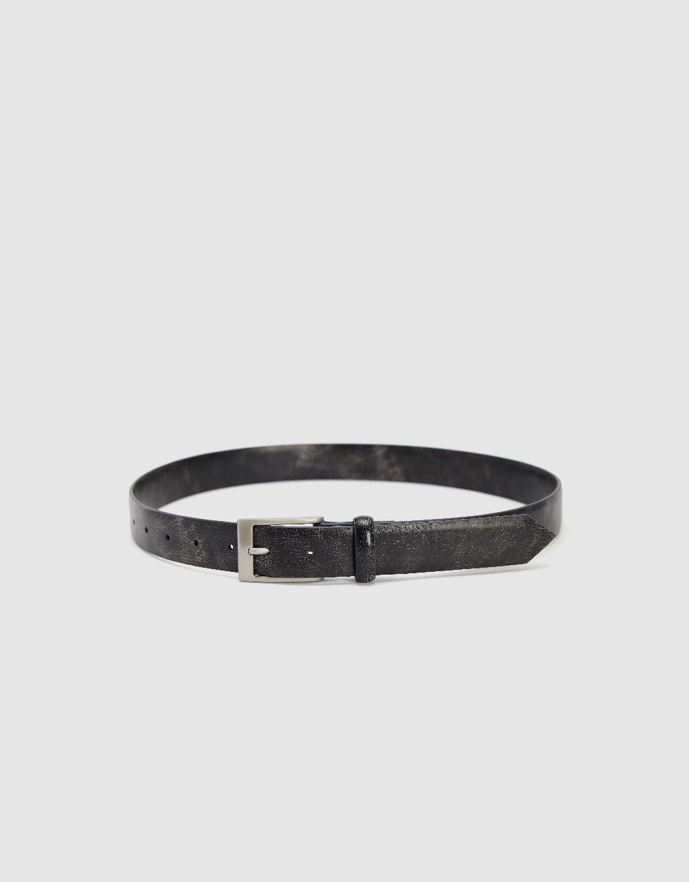 Distressed Vegan Leather Belt