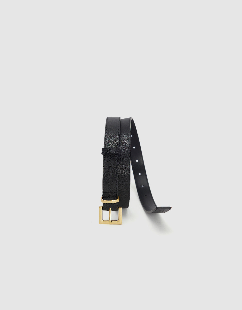 Frame Buckle Vegan Leather Belt