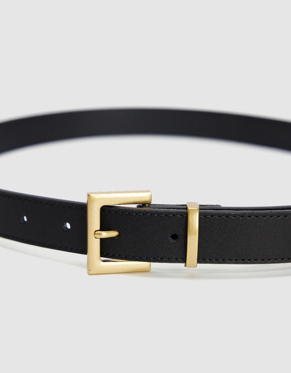 Frame Buckle Vegan Leather Belt