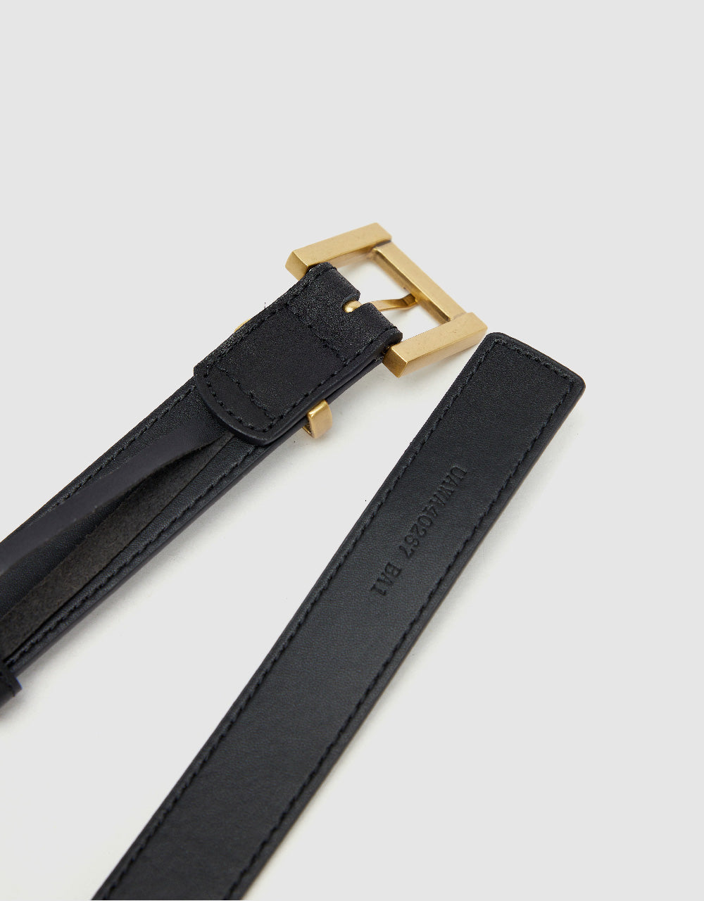 Frame Buckle Vegan Leather Belt