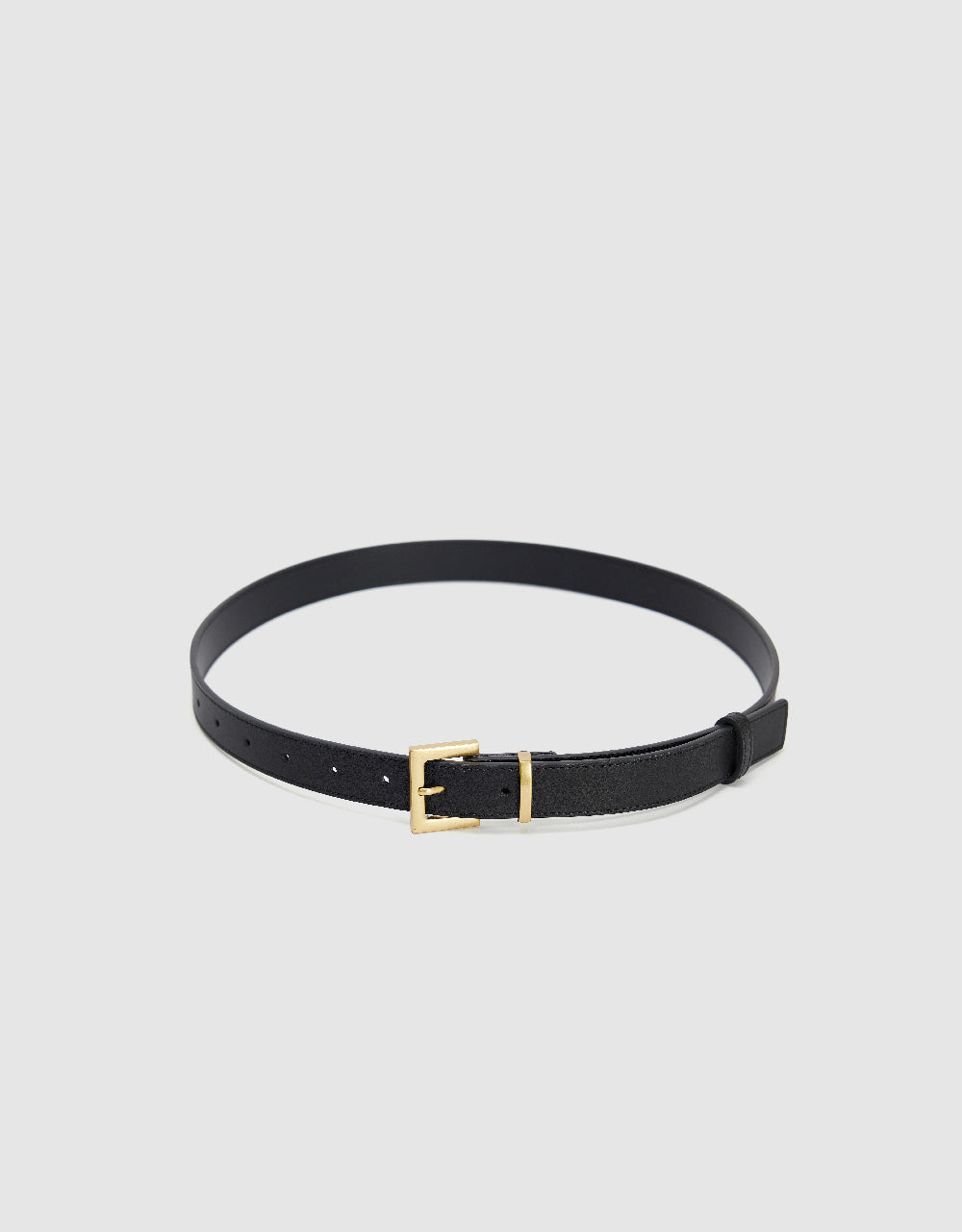 Frame Buckle Vegan Leather Belt