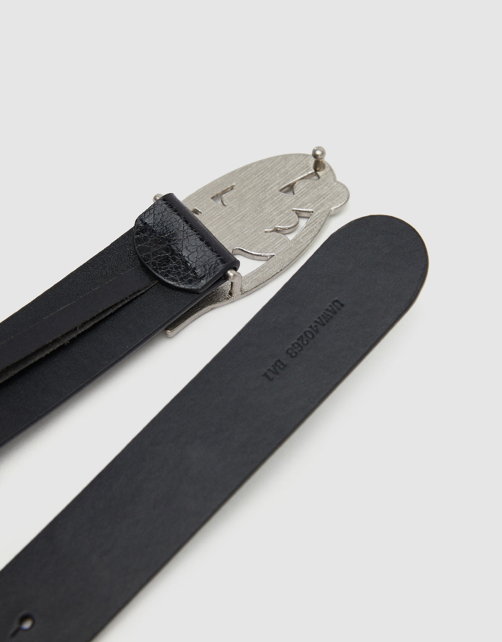 Letter Frame Buckle Belt