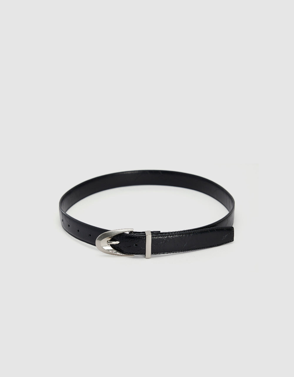 Embossed Vegan Leather Belt