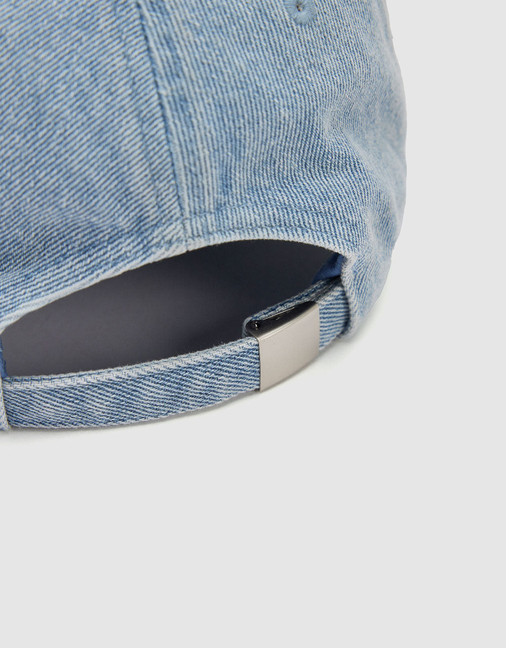 Letter Embroidered Denim Baseball Cap