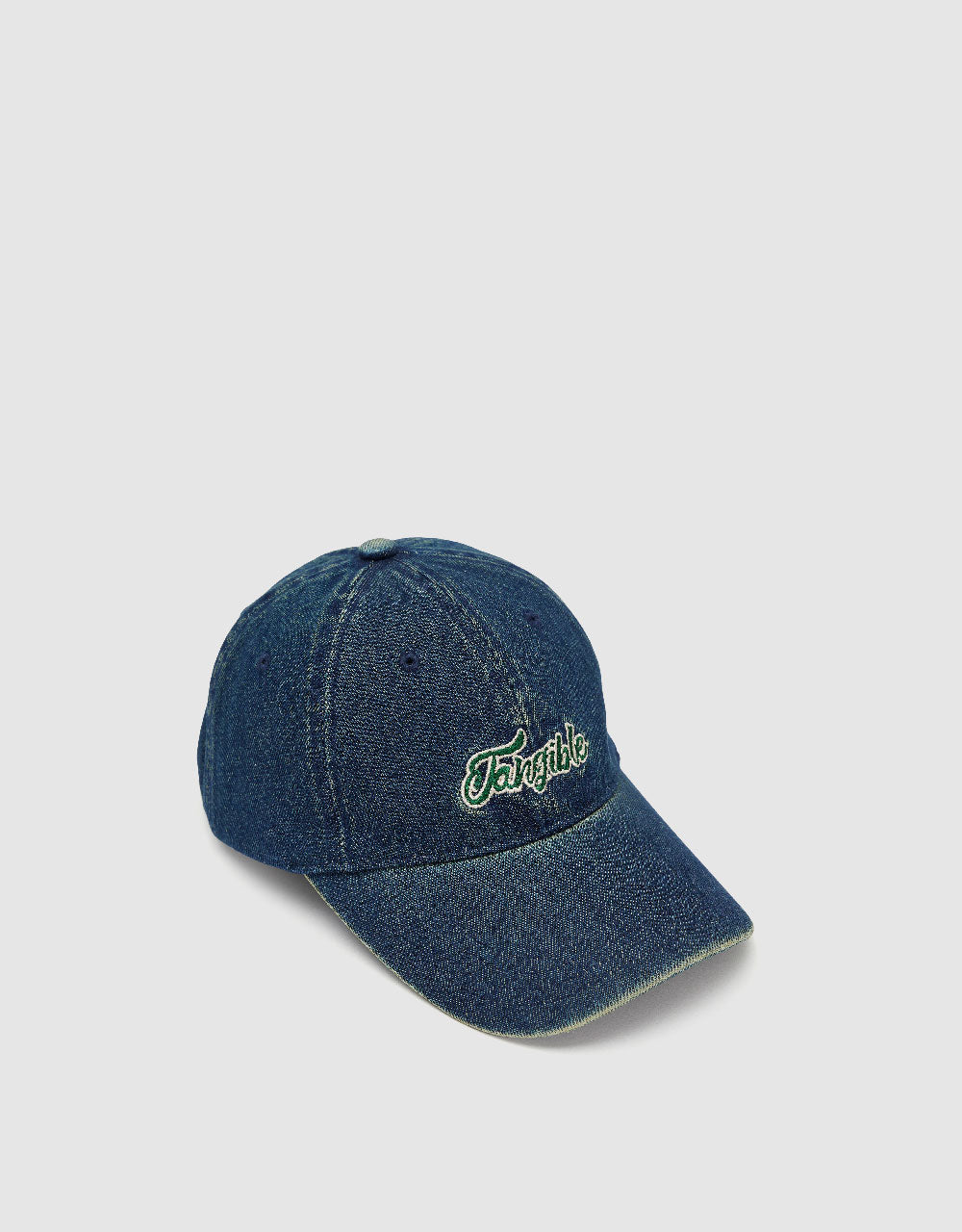 Letter Embroidered Denim Baseball Cap